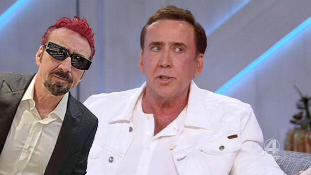 Nicolas Cage teki ruokaostoksia täysin tunnistamattomana - katso kuva näyttelijän uudesta tyylistä nicolas cage