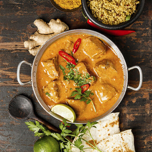 Valmista Williamin ja Catherinen kuninkaallinen kanacurry – 'Emme ole huippukokkeja...' kanakasviscurry
