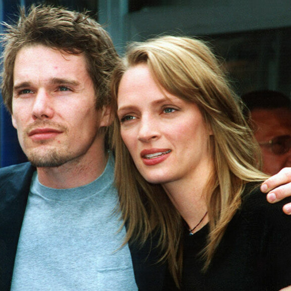 Tiesitkö? Nämä julkkikset ovat saaneet lapsia yhdessä, mutta harva muistaa: 'Otsalohkoni ei ollut valmis sitoutumiseen' Ethan Hawke ja Uma Thurman