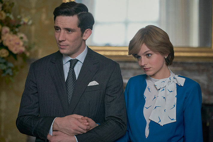 The Crownin neljännellä kaudella Charlesin ja Dianan rooleissa nähtiin näyttelijät Josh O'Connor ja Emma Corrin. The Crown