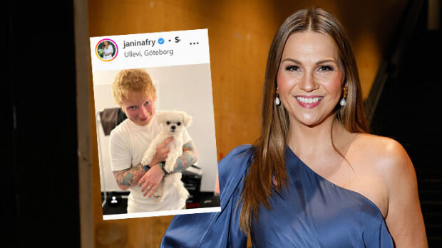 Janina Fry lähti matkalle - koiravahtina Ed Sheeran Janina Fry