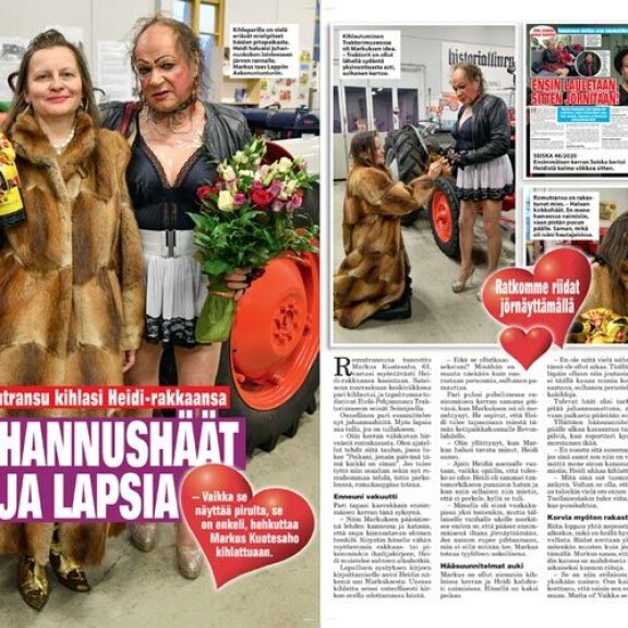SEISKA 51/2020 Markus ja Heidi kertoivat kihlauksestaan marraskuussa 2020. Nyt suhde on ohi. SEISKA 51/2020 Markus ja Heidi kertoivat kihlauksestaan marraskuussa 2020. Nyt suhde on ohi.