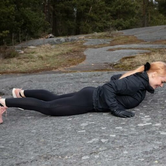 Iidalle metsät ovat tuttuja myös treenipaikkoina. Iida Ketola