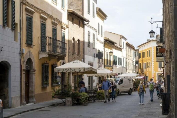 Montalcino on idyllinen paikka. Kuva keväältä 2022. Montalcino