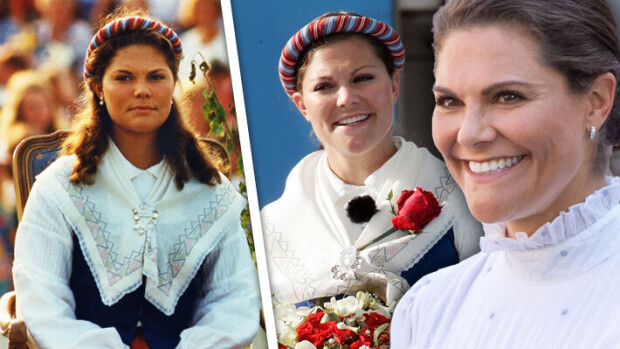 Kruununprinsessa Victoria täyttää 45 vuotta - nostalgiset synttärikuvat kertovat kasvutarinan herkästä teinistä rakastetuksi kruununperijäksi Ruotsin kruununprinsessa Victoria