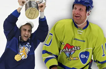 Kiekkoleijonat Leo Komarov ja Valtteri Filppula juhlan tuoksinnassa - Louis Vuittonin ökykengät varastavat huomion