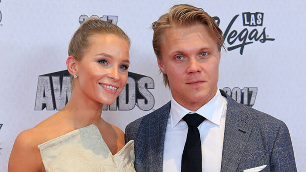 Mikael Granlundin Emmi-rakas ei jää kiekkomiehensä varjoon - julkaisi uuden biisin ja avasi näyttelyn Helsinkiin Emmi ja Mikael Granlund