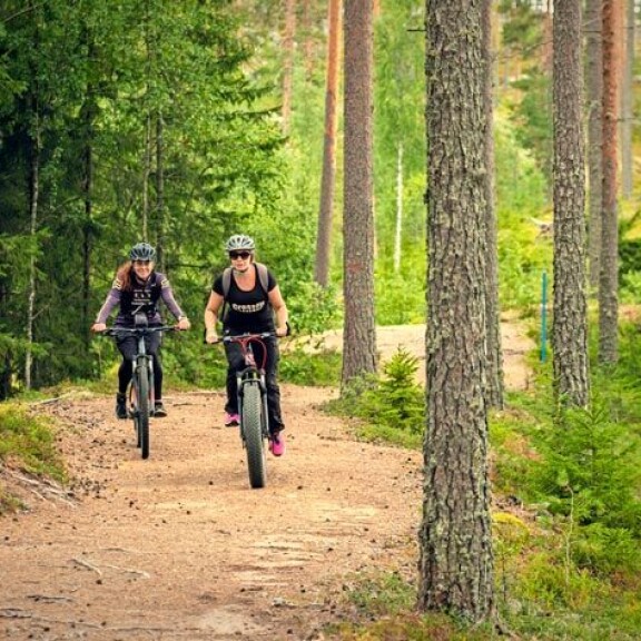 75 kilometrin mittainen Vedenjakajareitistö kiertää harju-, metsä-, ja suomaisemissa. 75 kilometrin mittainen Vedenjakajareitistö kiertää harju-, metsä-, ja suomaisemissa.