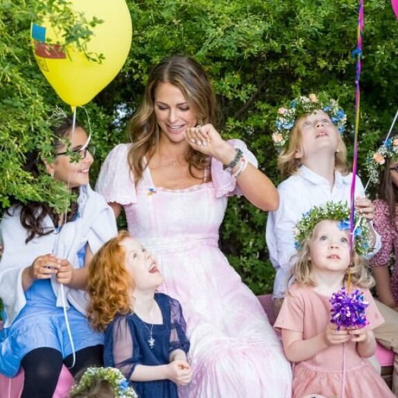 Lapset saivat viettää prinsessapäivän Madeleinen seurassa. prinsessa madeleine