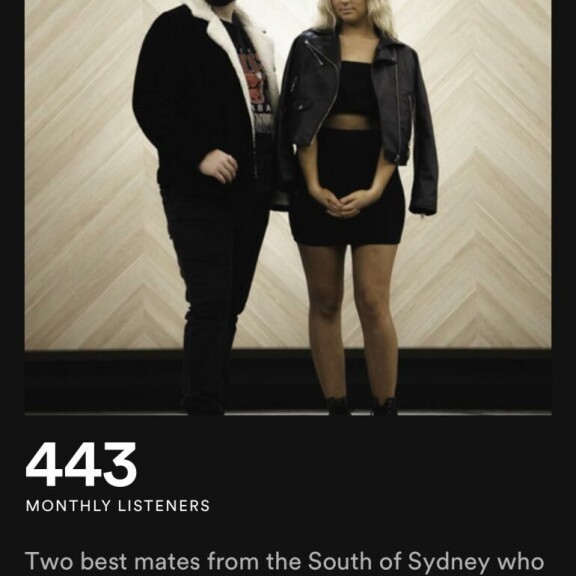 Australialaisduo kantaa nimeä Cheek. Toinen Cheek