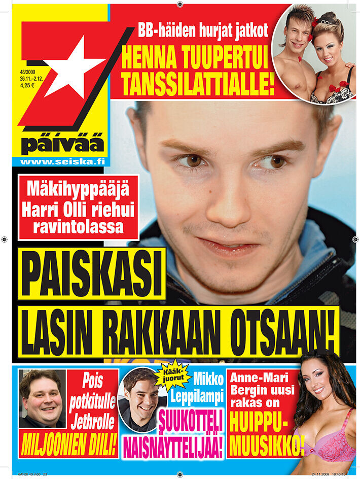 Seiskassa 2009: Harri Ollin teitä julkisuudessa on seurattu Seiskassa vuosia. harri olli