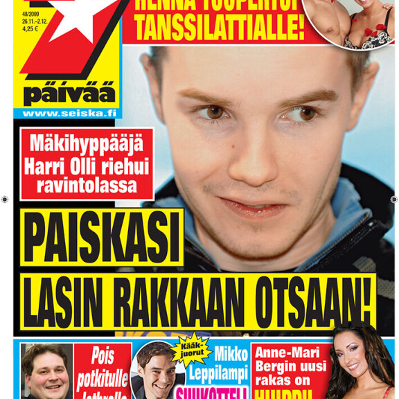 Seiskassa 2009: Harri Ollin teitä julkisuudessa on seurattu Seiskassa vuosia. harri olli