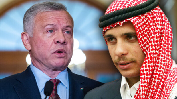 Jordanian hovissa perhesuhteet kiristyvät - kuningas pelkää veljensä arvaamattomuutta: 'Pakko ottaa radikaalit toimet käyttöön' Jordanian kuningas Abdullah ja prinssi Hamzah