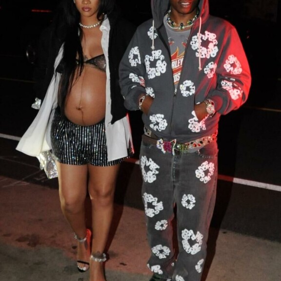 Tällaisena pariskunta näyttäytyi huhtikuisen pidätyksen jälkeen. Rihanna