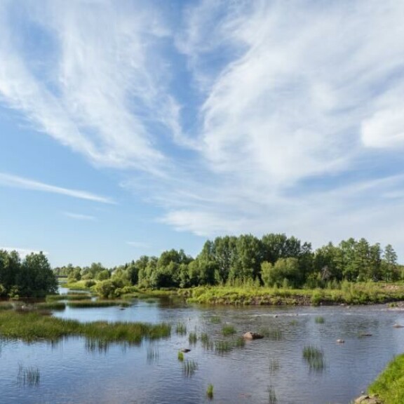 Ylivieska tunnetaan muun muassa villinä virtaavasta Kalajoestaan. Kuva kesältä 2013. Ylivieska tunnetaan muun muassa villinä virtaavasta Kalajoestaan. Kuva kesältä 2013.