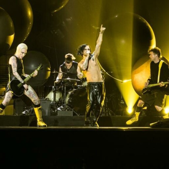 Kova meininki, mutta ei riittänyt. Suomen The Rasmus jäi Euroviisufinaalissa vaatimattomasti sijalle 21. Suomen The Rasmus jäi Euroviisufinaalissa vaatimattomasti sijalle 21.