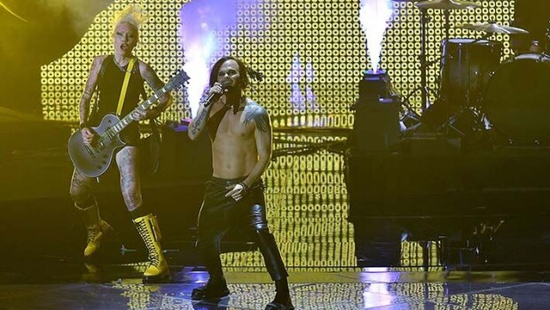 Näin riehakkaat terveiset viisufinaaliin pötkinyt The Rasmus lähetti faneilleen - finaalin esiintymisjärjestys julkaistiin the rasmus
