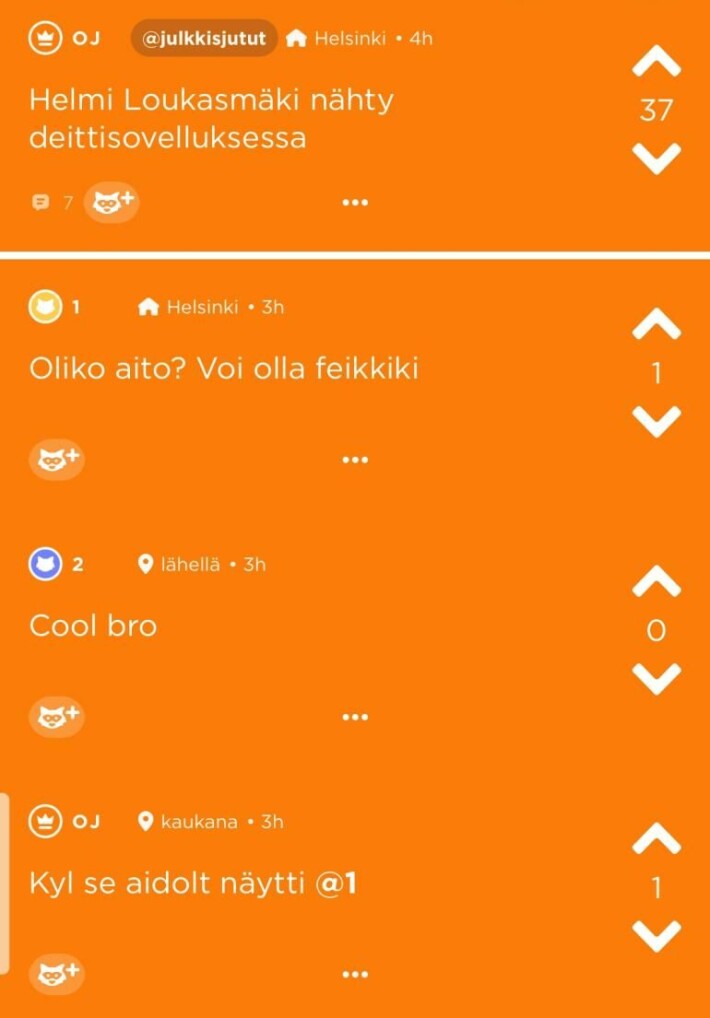 Etsiikö Helmi Loukasmäki, 22, seuraa netissä? Näin Ilkka Lipsasen, 79, nuori seuraneiti selittää: ”Kyllä Dannykin varmaan ihmettelee…” Jodel.