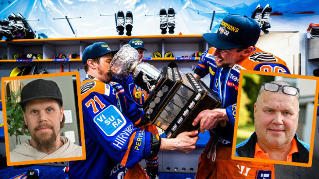 Tositarinat julki! Näin rajusti SM-liigassa juhlitaan mestaruutta: Jutilla viikon saunaputki, Olli Jokinen paljastaa HIFK:n tavan – ”Hyvin, hyvin alkoholipitoista” Tappara, Timo Jutila & Olli Jokinen.