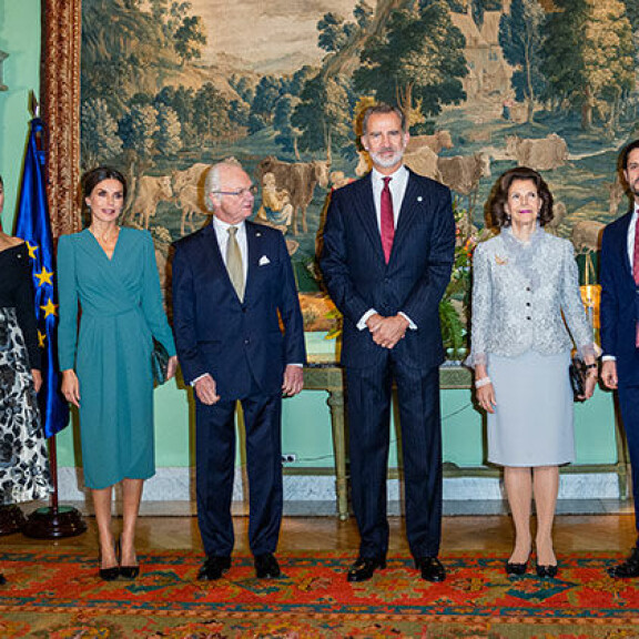 Kun Espanjan hallitsijapari Felipe ja Letizia teki viime syksynä valtiovierailun Ruotsiin, oli paikalla koko Kaarle Kustaan perhe lukuun ottamatta Madeleine. Ruotsin kuningaspari Kaarle Kustaa ja Silvia, kruununprinsessapari Victoria ja Daniel, prinssipari Carl Philip ja Sofia sekä Espanjan halltsijapari Felipe ja Letizia