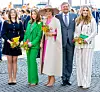 Hollannin hallitsijapari Willem-Alexander ja Maxima sekä kruununprinsessa Amalia sekä prinsessat Alexia ja Ariane