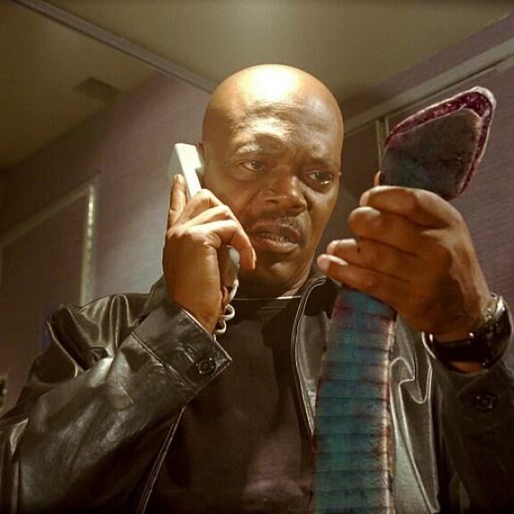 Eräs Samuel L. Jacksonin repliikeistä elokuvassa lukeutuu Hollywoodin ikonisimpien joukkoon. Samuel L. Jackson