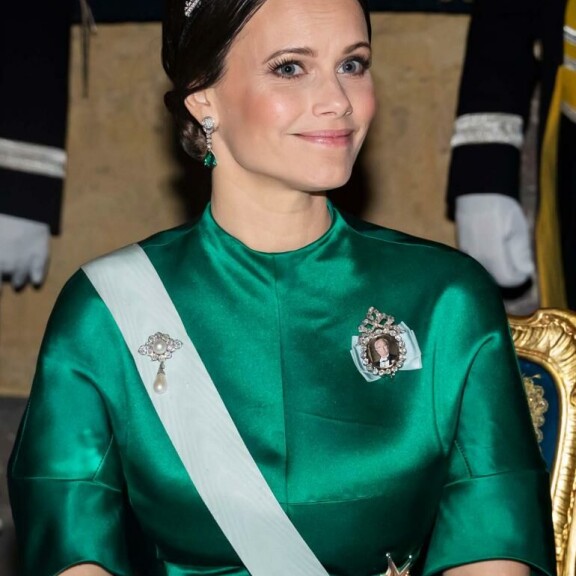 Sofia juhli vihreissään. sofia