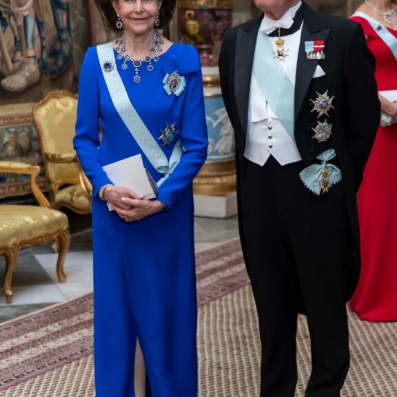 Illan isäntäpariskunta, Silvia ja Kaarle Kustaa. silvia