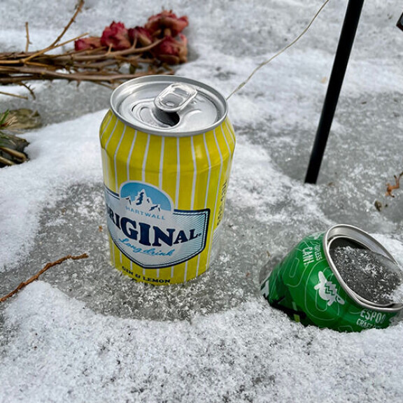 Haudalla on nautittu kuvien perusteella alkoholijuomia. Lonkerot