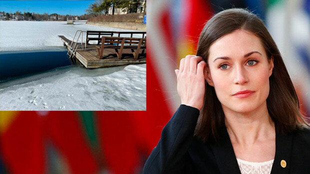 Sanna Marinin virka-asunnon vaarallinen avantouintipaikka kauhistutti ulkoilijoita: ”Putoamisriski on nyt minimoitu” – katso kuvat! Sanna Marin