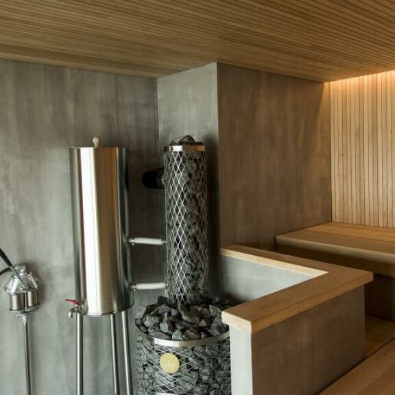 Tällainen saunasta tuli remontin jälkeen. Samu Haber