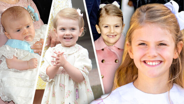 Onnea 10-vuotias Estelle - elämänkuvat todistavat, ken on Ruotsin hovin päivänsäde Ruotsin prinsessa Estelle