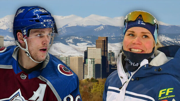Suomen olympiahiihtäjä ällistyi – Näin valtava tähti Mikko Rantanen on Amerikassa: ”Kyllä hän siellä katukuvassa näkyy” Mikko Rantanen & Jasmi Joensuu.