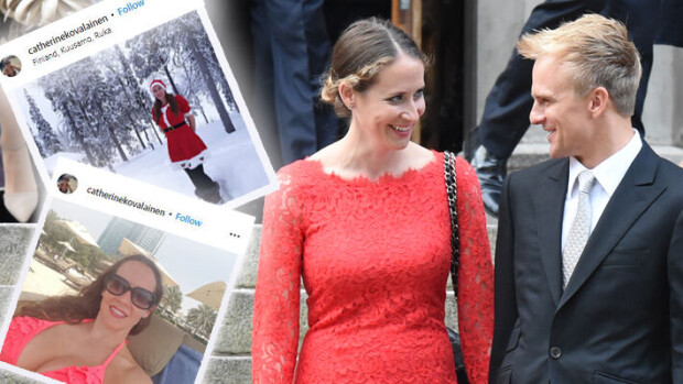 Pokasi 18-vuotiaan purilaismyyjän! Tältä F1-miljonääri Heikki Kovalaisen kuvankaunis Catherine-vaimo näyttää nykyään Catherine & Heikki Kovalainen.