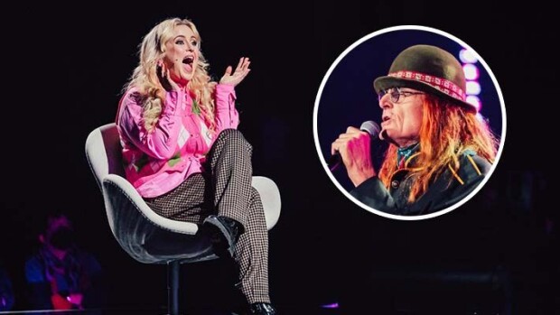 Kiusallinen tilanne tallentui tv-kameroihin! Ellinoora kähvelsi Pelle Miljoonalta nimen albumilleen - esittää kainon pyynnön legendalle ellinoora, pelle miljoona