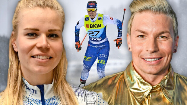 Antti Tuiskun kanssa treenaava olympiahiihtäjä Jasmi Joensuu: näin poppari pärjää ladulla Jasmi Joensuu ja Antti Tuisku