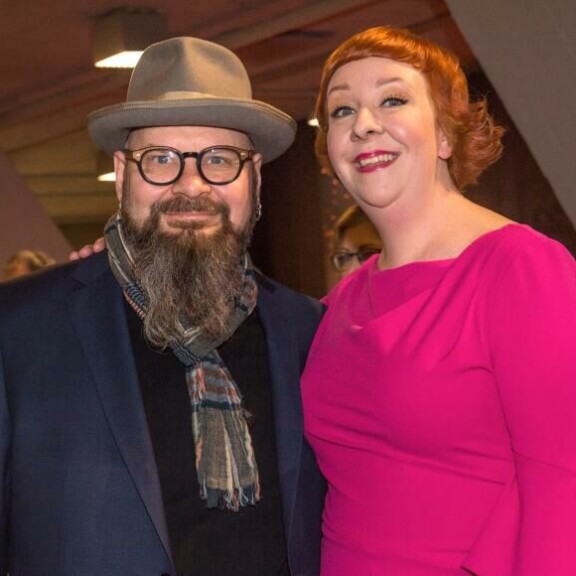 Jukka ja Jenni Kokander yhteiskuvassa vuonna 2018. jenni kokander, jukka kokander