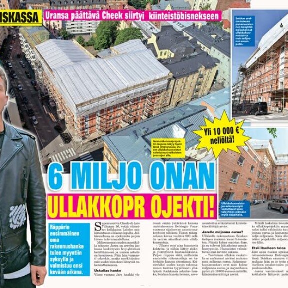 SEISKA 32/2018 Seiska paljasti jo kesällä 2018 Jaren näyttävän ullakko-operaation Helsingin Punavuoressa. Rakennusprojekti valmistui vuonna 2020. SEISKA 32/2018 Seiska paljasti jo kesällä 2018 Jaren näyttävän ullakko-operaation Helsingin Punavuoressa. Rakennusprojekti valmistui vuonna 2020.