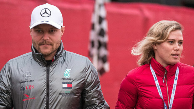 Me Naiset: Valtteri Bottas ei kiirehdi Tiffany-rakkaansa kanssa naimisiin - muistelee entistä liittoaan Emilia Pikkaraisen kanssa Valtteri ja Tiffany