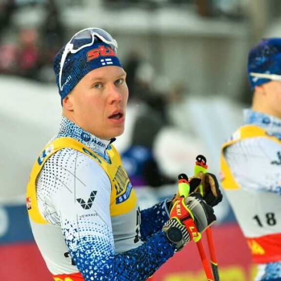 Hollolalainen Verneri Suhonen, 24, on sprinttihiihtojen erikoismies. Hollolalainen Verneri Suhonen, 24, on sprinttihiihtojen erikoismies.