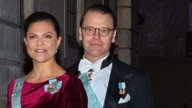 Kruununprinsessa Victoria säteili upeassa iltapuvussa - tapasi presidentti Sauli Niinistön kruununprinsessa Victoria, prinssi Daniel