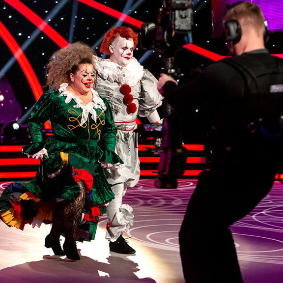 Kitin ja Markon kauhuteemainen paso doble oli illan näyttävimpiä esityksiä, mutta ei riittänyt jatkopaikkaan. Kiti Kokkonen ja Marko Keränen