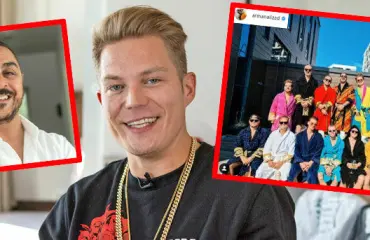 Jare Tiihosen, Arman Alizadin ja Uniikin Sisäpiiri-porukka piti hulppeat allasbileet: kaikilla yllä 400 euron kylpytakit - kuva!