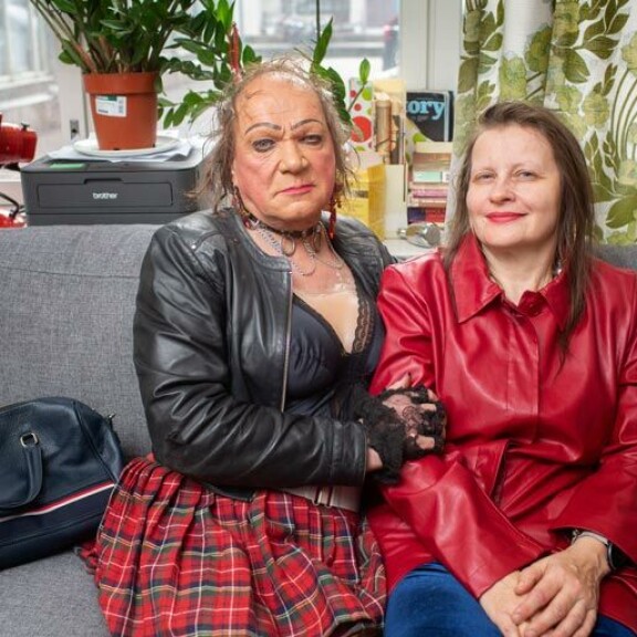 Markus ja Heidi poseerasivat yhdessä levytysstudiossa viime marraskuussa. Markus ja Heidi poseerasivat yhdessä levytysstudiossa viime marraskuussa.