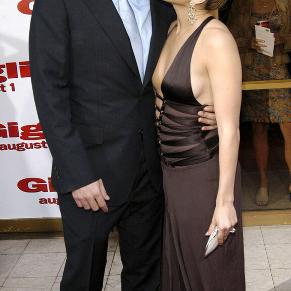 Bennifer Gigli-elokuvan ensi-illassa vuonna 2003. Jennifer Lopez Ben Affleck