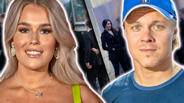 Kaikkien aikojen paparazzikuvat Suomessa? Sara Sieppi vonkasi Mikael Granlundia Helsingin yössä, kiekkotähti pinkoi karkuun - näin Seiskan paparazzi muistelee! Sara Sieppi ja Mikael Granlund.