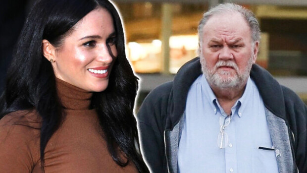 Vuosien mykkäkoulu! Thomas Markle anelee anteeksiantoa Meghanilta – kohuherttutar ei suostu sovintoon ”petturi-isänsä” kanssa Meghan ja Thomas Markle