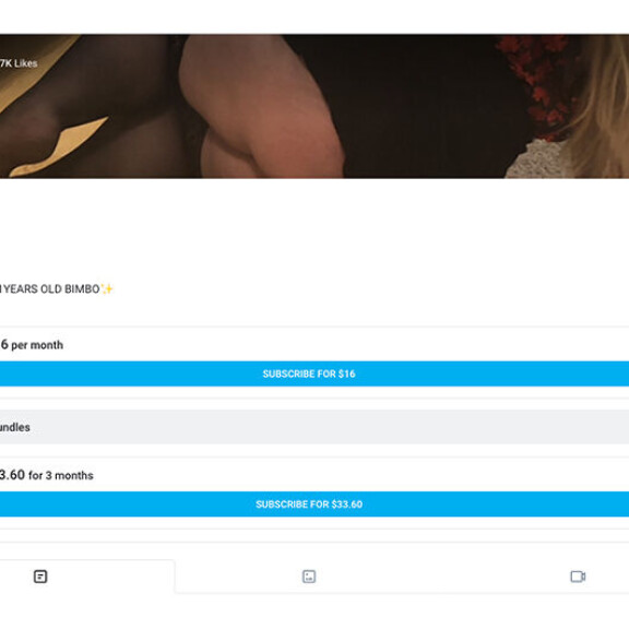 Tältä Annan OnlyFans-tili näyttää. Onlyfans
