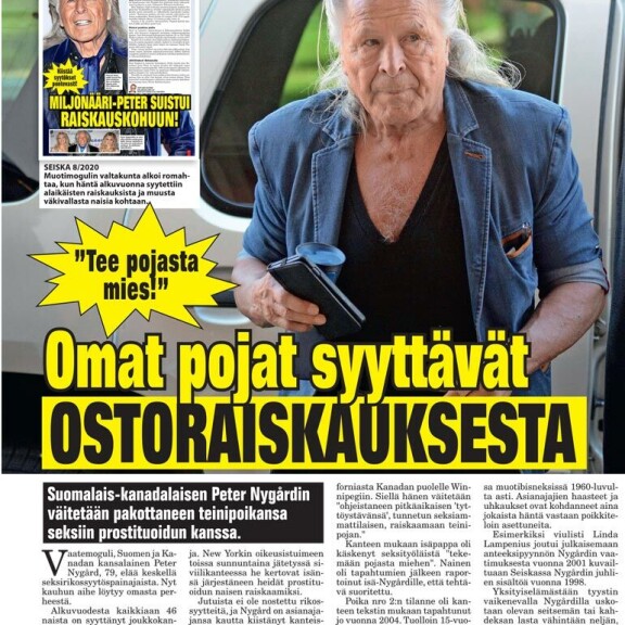 SEISKA 37/2020 Peterin omat pojat todistivat isäänsä vastaan ja sanoivat hänen palkanneen prostituoidun raiskaamaan heidät. SEISKA 37/2020 Peterin omat pojat todistivat isäänsä vastaan ja sanoivat hänen palkanneen prostituoidun raiskaamaan heidät.