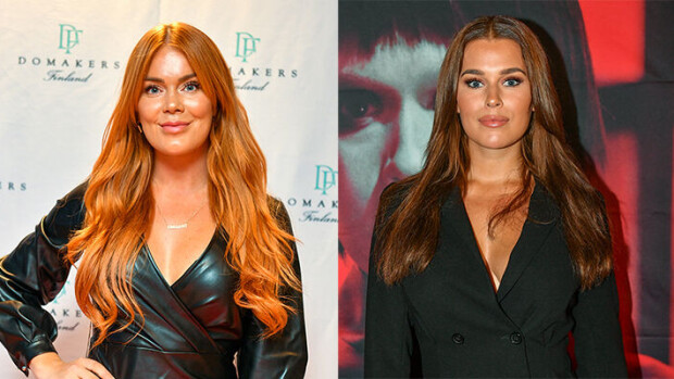 Missikaunottaret Levillä! Rosanna Kulju ja Sara Sieppi poseeraavat kauniissa kaverikuvassa: 'Katotaan tuuleeko huipulla vielä sunnuntainakin' Rosanna ja Sara